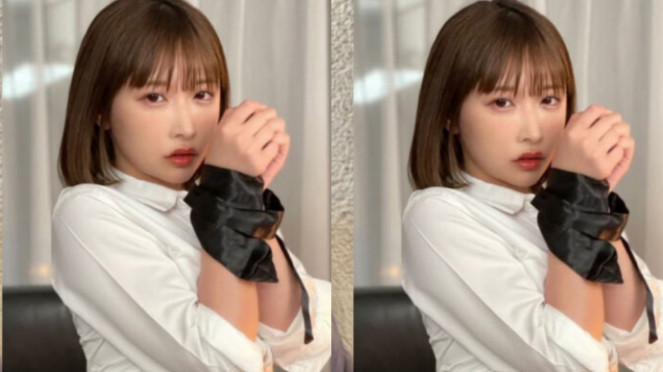 Wanita cantik Jepang bernama Sayaka Ito memutuskan untuk mengganti profesinya dari influencer menjadi bintang porno. Foto: Repro Neotizen.news
