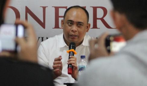 Ketua DPD Gerindra Sulawesi Tenggara, Andi Ady Aksar ditetapkan tersangka usai diduga gelapkan dana perusahaan milik PT KKP senilai RP 34 miliar. Foto: Ist.