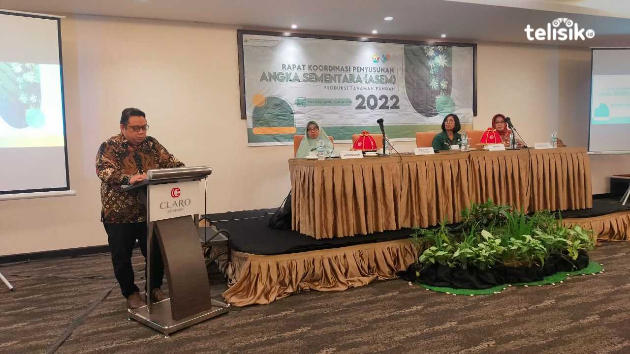 Rapat koordinasi penyusunan angka sementara dalam menargetkan Sulawesi Tenggara menjadi wilayah swasembada pangan nasional. Foto: Sigit Purnomo/Telisik