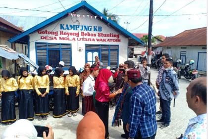Suarana kegiatan di Kampung KB Desa Molu Utara, Kabupaten Wakatobi. Foto: Dok. BKKBN Sulawesi Tenggara