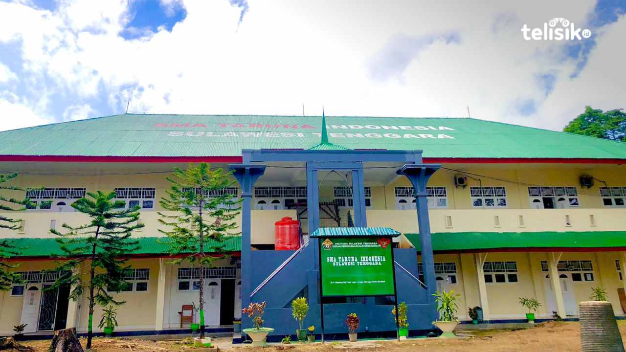 SMA Taruna Indonesia Sulawesi Tenggara membuka pendaftaran baru pertama di tahun ajaran 2023/2024. Foto: Sofi Insan Wardani/Telisik