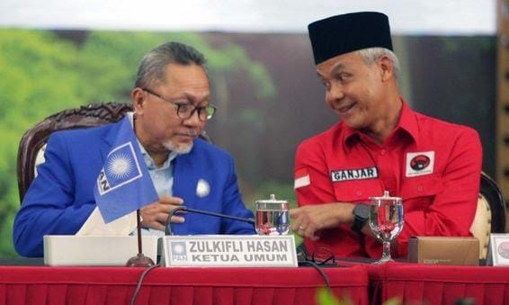 Ketua Umum PDIP, Megawati Soekarnoputri menerima kunjungan Ketua Umum PAN, Zulkifli Hasan di Kantor DPP PDIP Jumat (2/6/2023) sore. Foto: detik.com
