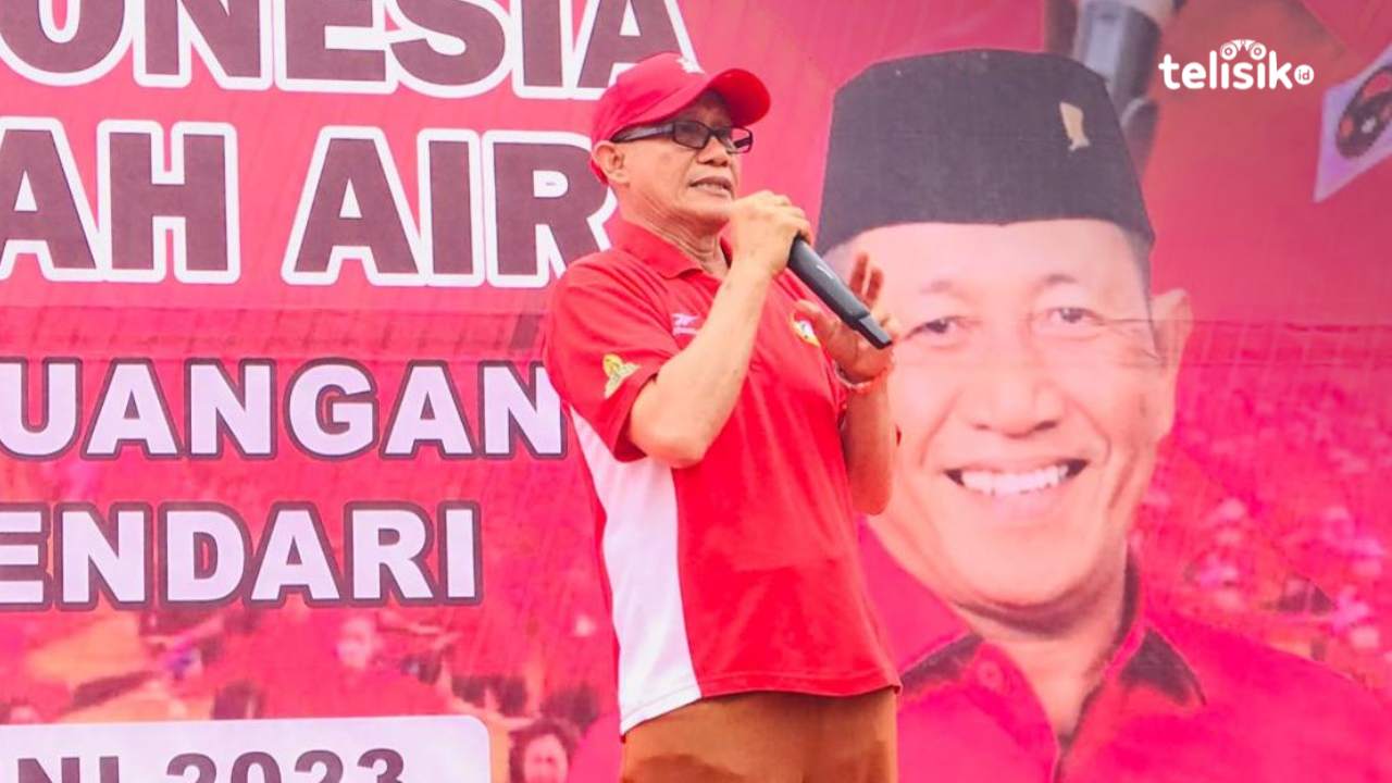 Lukman Abunawas merupakan Ketua DPD PDIP Sulawesi Tenggara yang juga menjabat sebagai Wakil Gubernur Sulawesi Tenggara. Foto: Febry Jahra Lestiani/Telisik