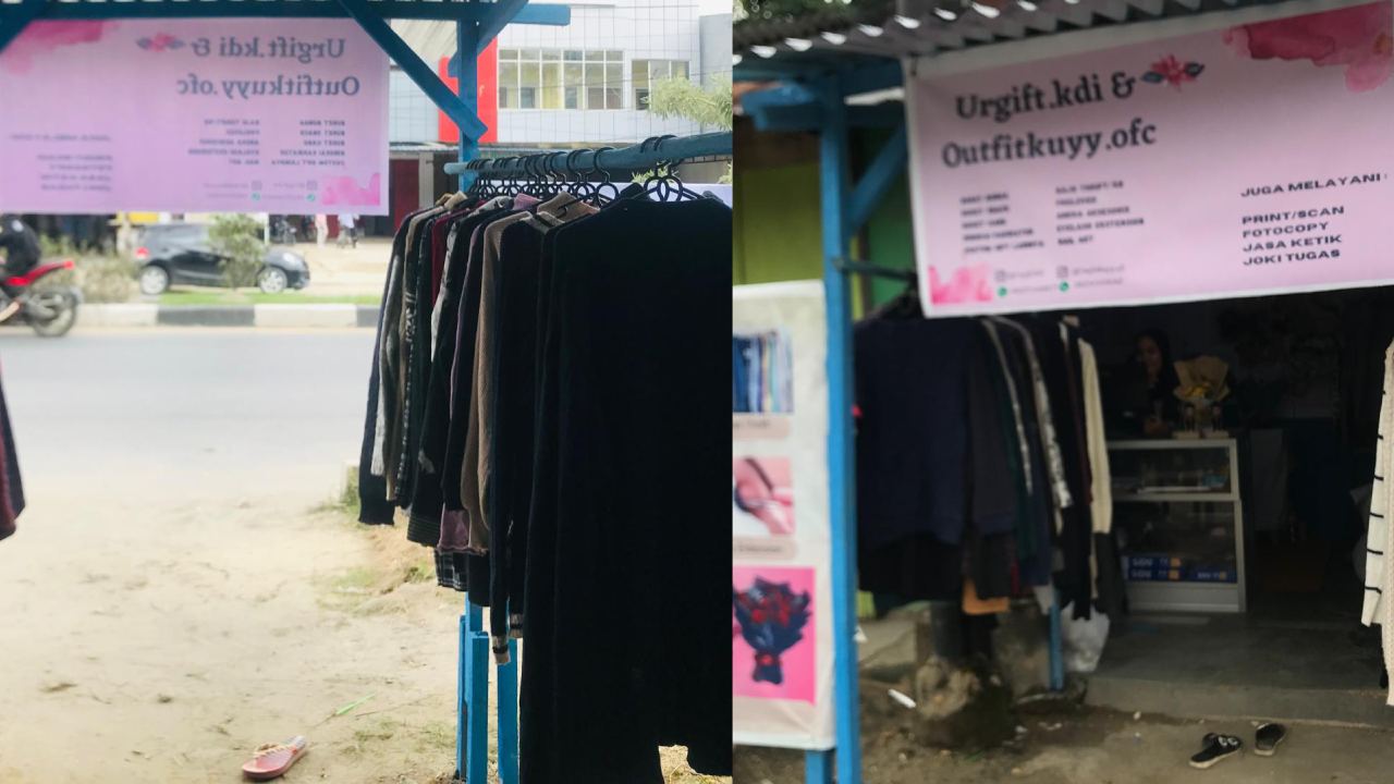 Preloved menjadi trend fashion di Kota Kendari yang bisa hasilkan omzet hingga puluhan juta rupiah per bulan. Foto: Kolase