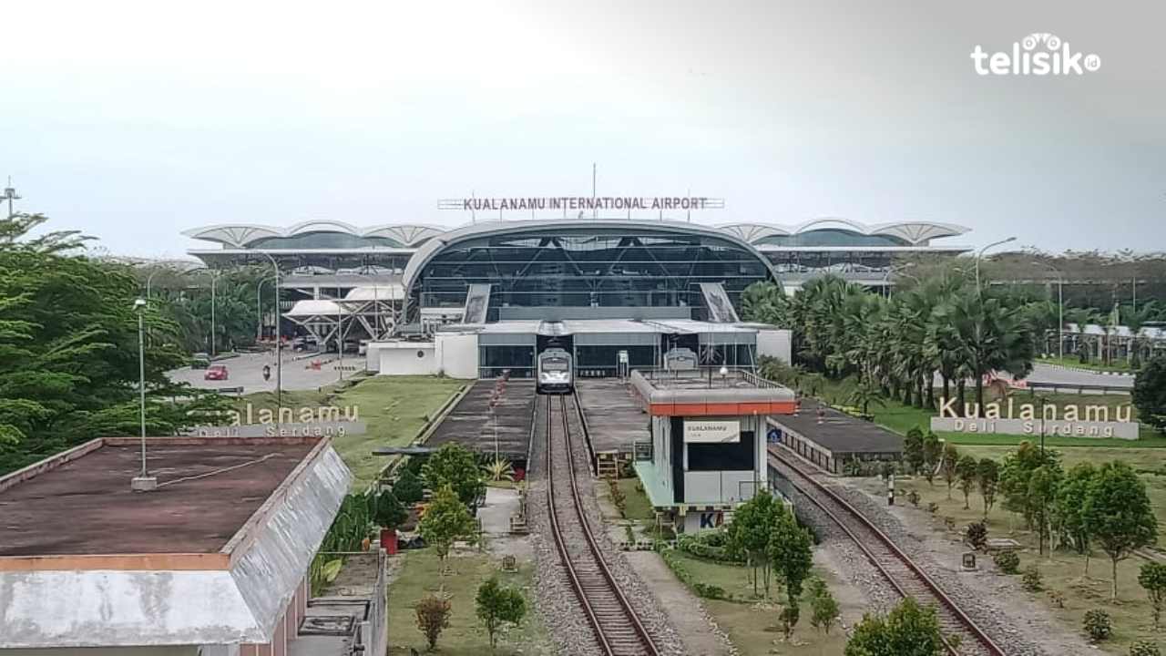 Pengunjung ditemukan tewas dan membusuk di bawah Lift Bandara KNIA di Kabupaten Deli Serdang. Foto: Reza Fahlefy/Telisik
