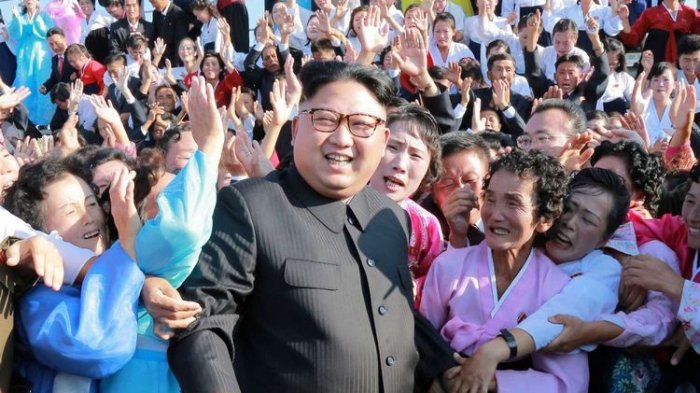 Korea Utara (Korut) dilaporkan mengalami krisis pangan. Namun pemimpinnya justru makin kaya. Foto: KNC