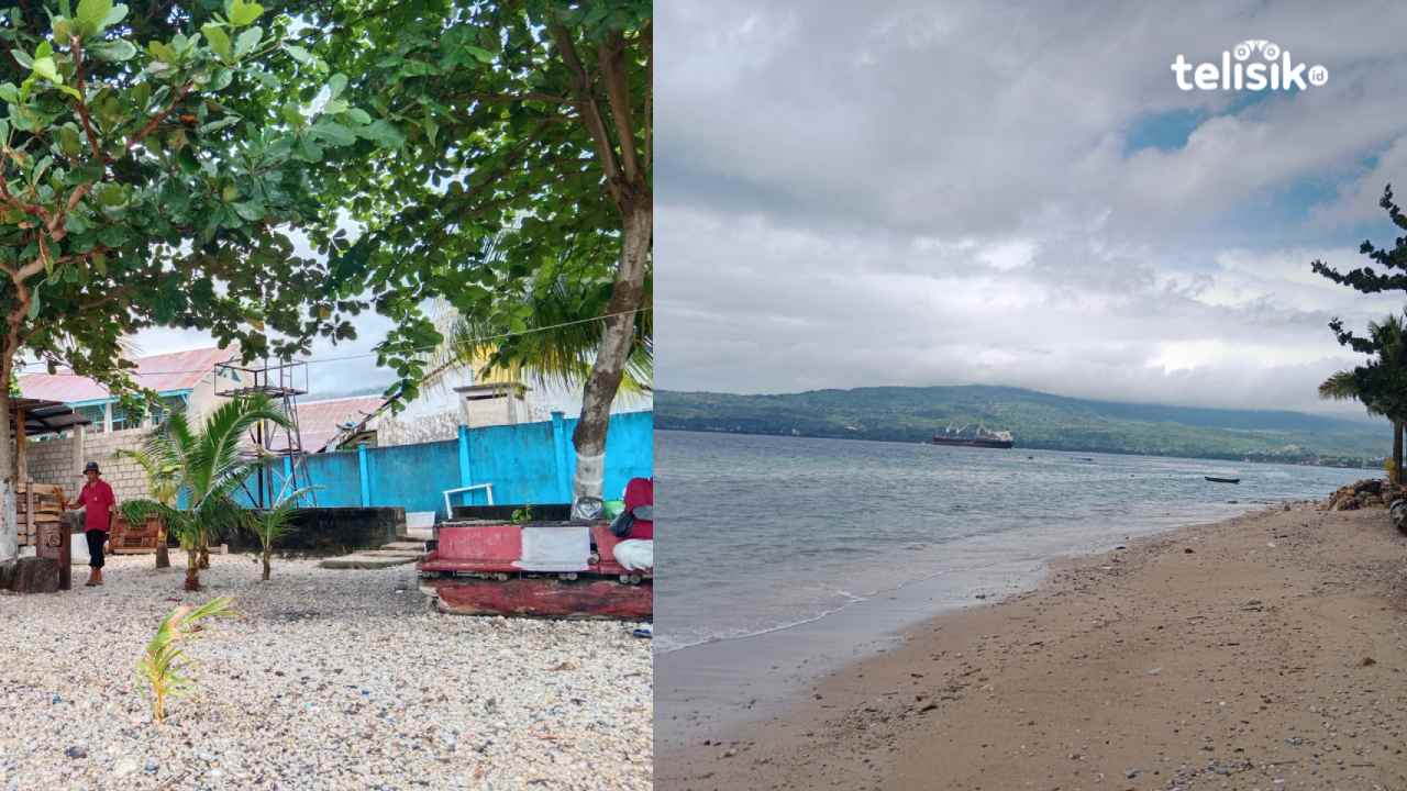 Membersihkan pantai menjadi budaya bagi masyarakat pesisir Kelurahan Kambula-bulana, Kecamatan Pasarwajo, Kabupaten Buton, ini menjadi upaya masyarakat dalam menciptakan lingkungan pantai yang bebas sampah. Foto Febriyani/Telisik
