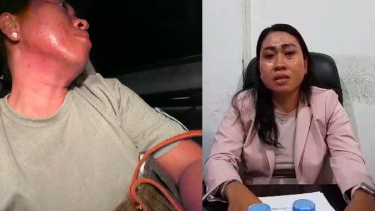 Anggota DPRD Padang Lawas, Jenti Mutiara Napitupulu bantah melakukan perselingkuhan dengan Kompol A. Foto: Dokumentasi tim pengacara