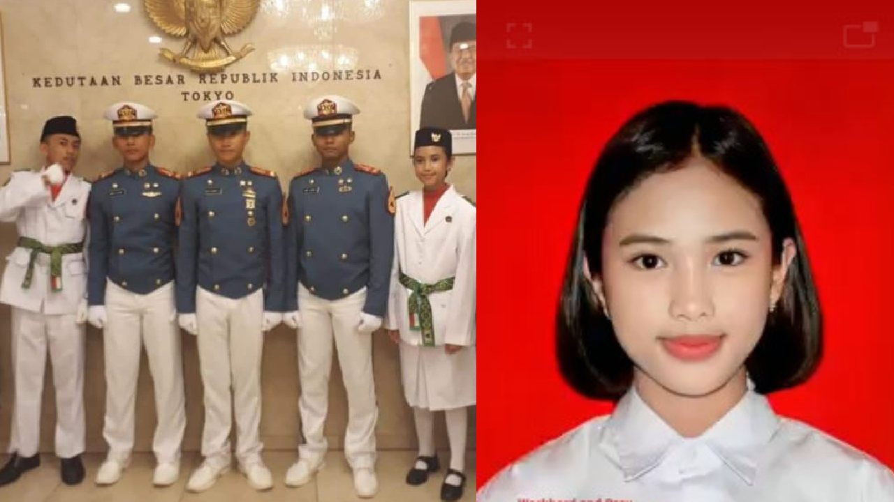 Naila Aulita Alquba Sinapoy, gadis cantik asal Kota Kendari yang terpilih jadi anggota paskibraka perwakilan Banten punya segudang prestasi. Foto: Ist.