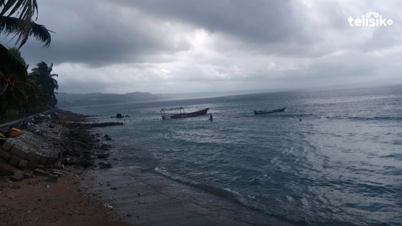 Cuaca tidak stabil, nelayan di Teluk Pasarwajo, Kabupaten Buton, mengeluh hasil tangakapn yang kian berkurang. Foto Febriyani/Telisik