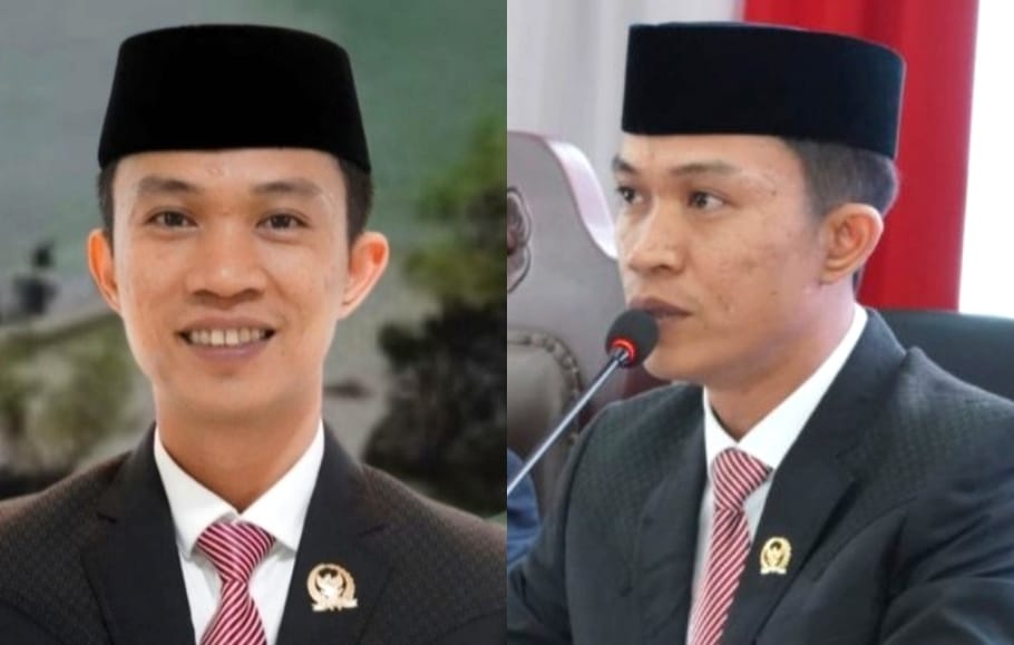 Ikbar memimpin DPRD Kabupaten Konawe Utara sejak 2019 hingga 2024 mendatang. Ia merupakan kader Partai Bulan Bintang. Foto: Kolase.