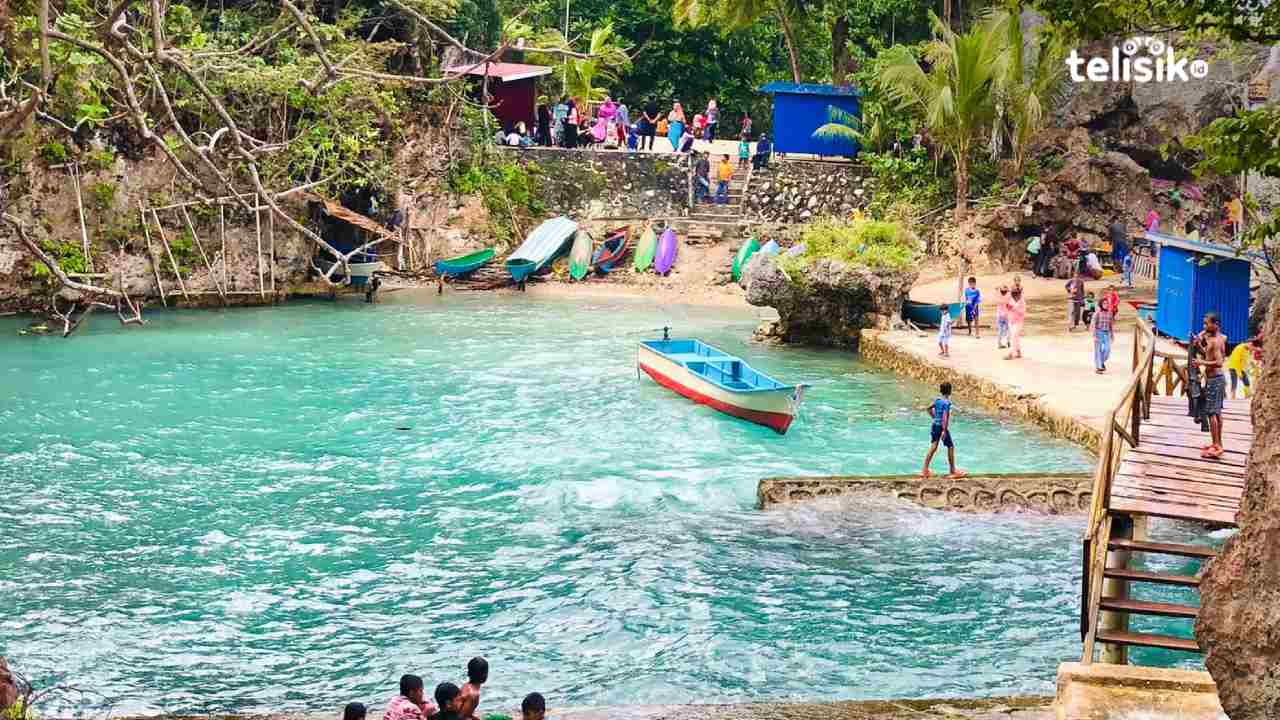 Permandian air tawar Loka, Desa Kaimbulawa, Kecamatan Siompu, Buton Selatan. Foto: Sofi Insan Wardani/Telisik