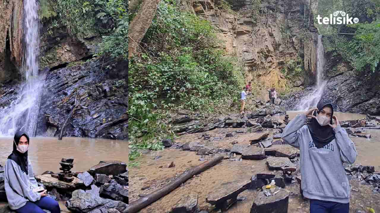 Air terjun Nanga-Nanga jadi rekomendasi tempat wisata dalam Kota Kendari. Foto: Wa Ode Ria Ika Hasana/Telisik