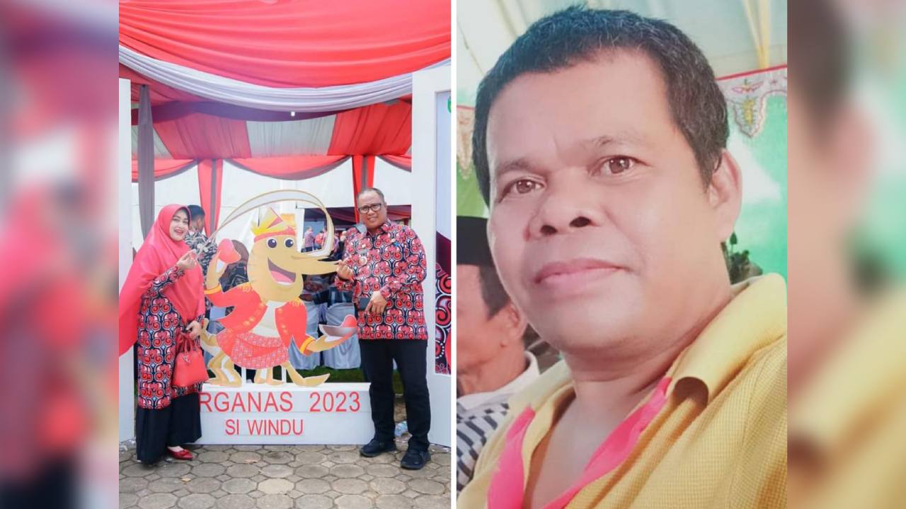 Pj Bupati Muna Barat, Bahri dan Tenaga Ahli Pemberdayaan Masyarakat Pendamping Desa, Ali Samdin. Foto: Ist.
