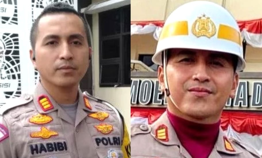 Sosok AKP La Ode Habibi Ade Jama, polisi asal Sulawesi Tenggara jadi Komandan Kompi (Danki) Paskibraka 2023. Foto: Kolase