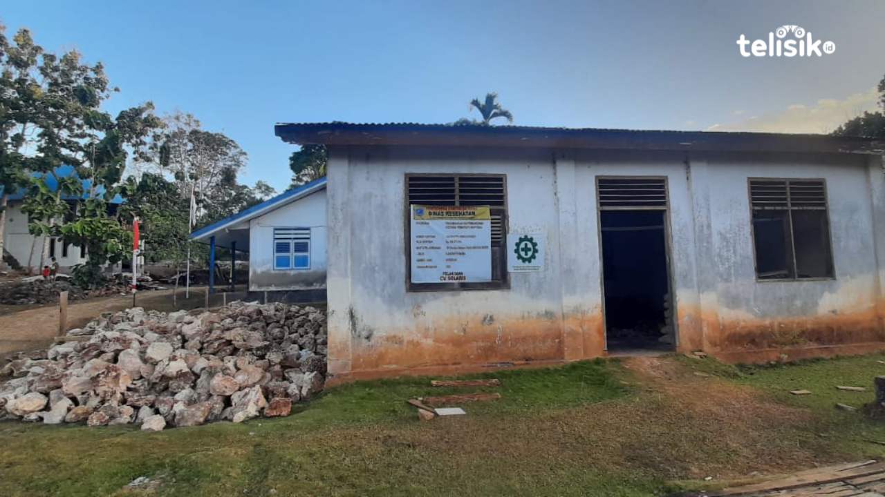 Lokasi pembangunan Pustu di Desa Mantobua. Foto: Sunaryo/Telisik