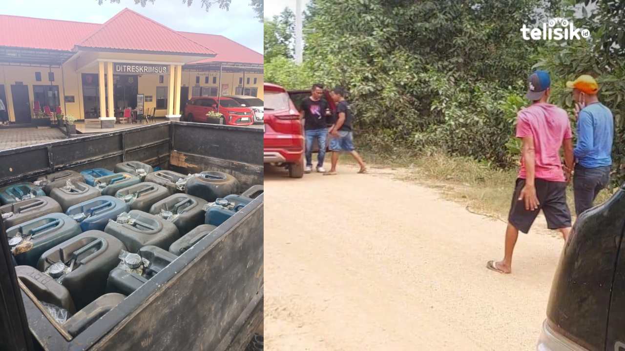 Satuan TNI Korem 143 HO lakukan penangkapan terhadap warga yang membawa solar subsidi ke PT PLM di Kabupaten Bombana. Foto: Kardin/Telisik