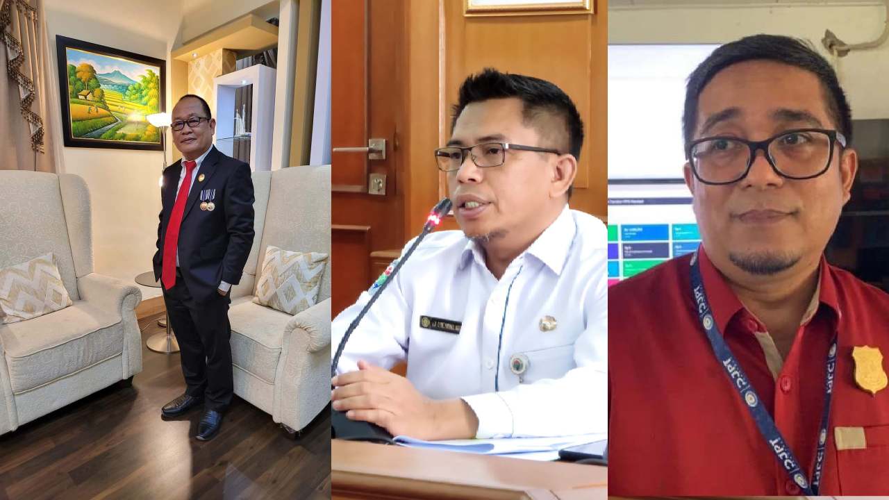 Daftar kekayaan dan profil 3 calon Pj Bupati Konawe usulan DPRD. Foto: Kolase