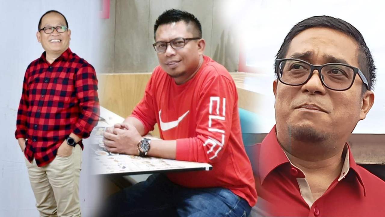 Kepala Kesbangpol Provinsi Sulawesi Tenggara Harmin Ramba (kiri), Kepala Pusat Penyusunan Keterpaduan Rencana Pembangunan Desa, Daerah Tertinggal dan Transmigrasi, La Ode Muhajirin (tengah) dan Syahrir Abdul Rauf, Kepala Pelabuhan Perikanan Samudera Kenda