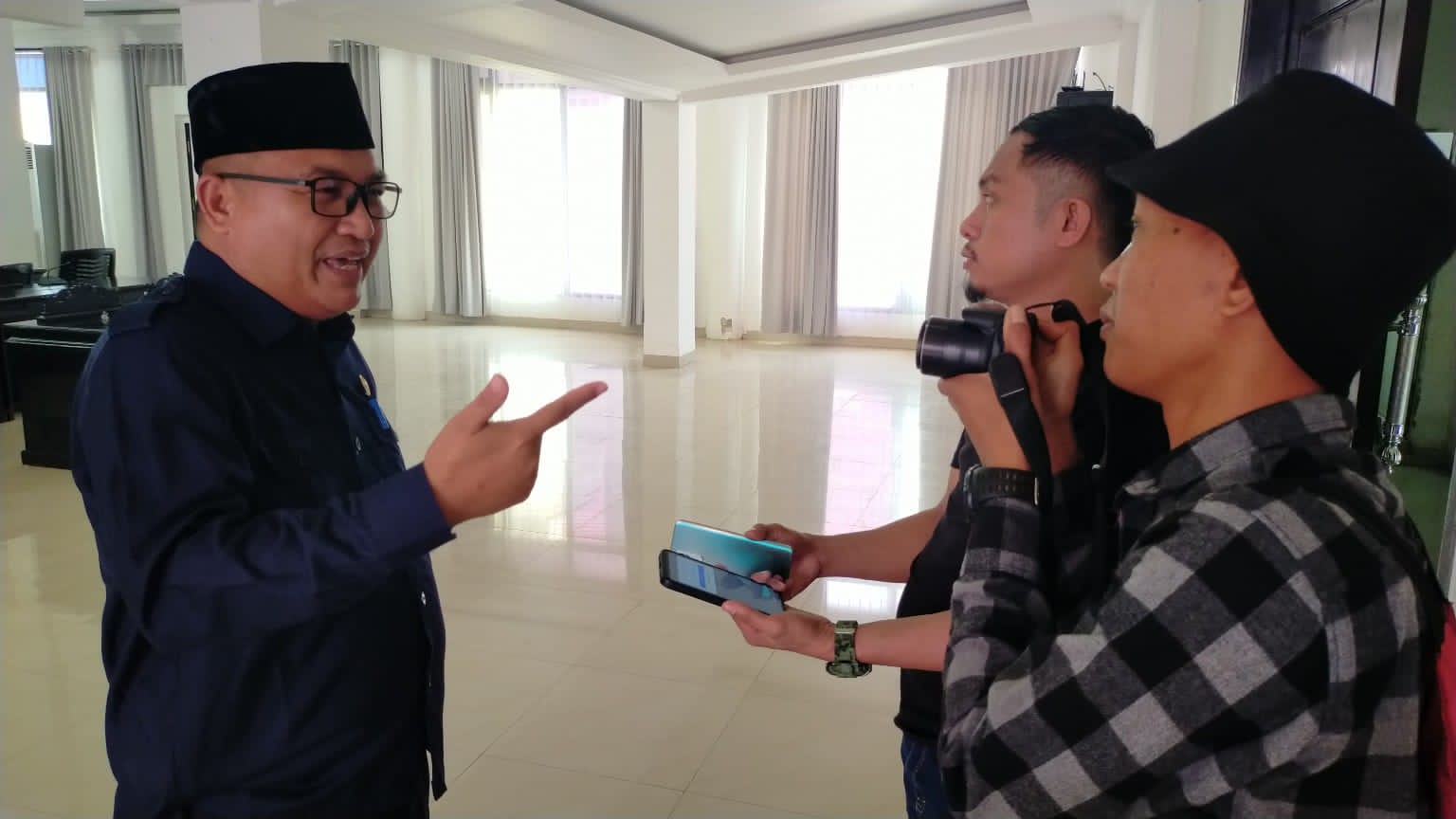 Ketua DPRD Konawe Ardin belum bisa memberikan keterangan terkait pengusulan Pj Bupati Konawe. Foto: Ist.