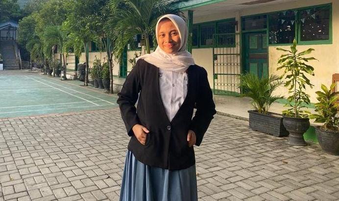 Anugrah Arif Mansur, siswi SMAN 1 Kendari yang jadi Dapil Sulawesi Tenggara di Parlemen Remaja 2023. Foto: Ist.