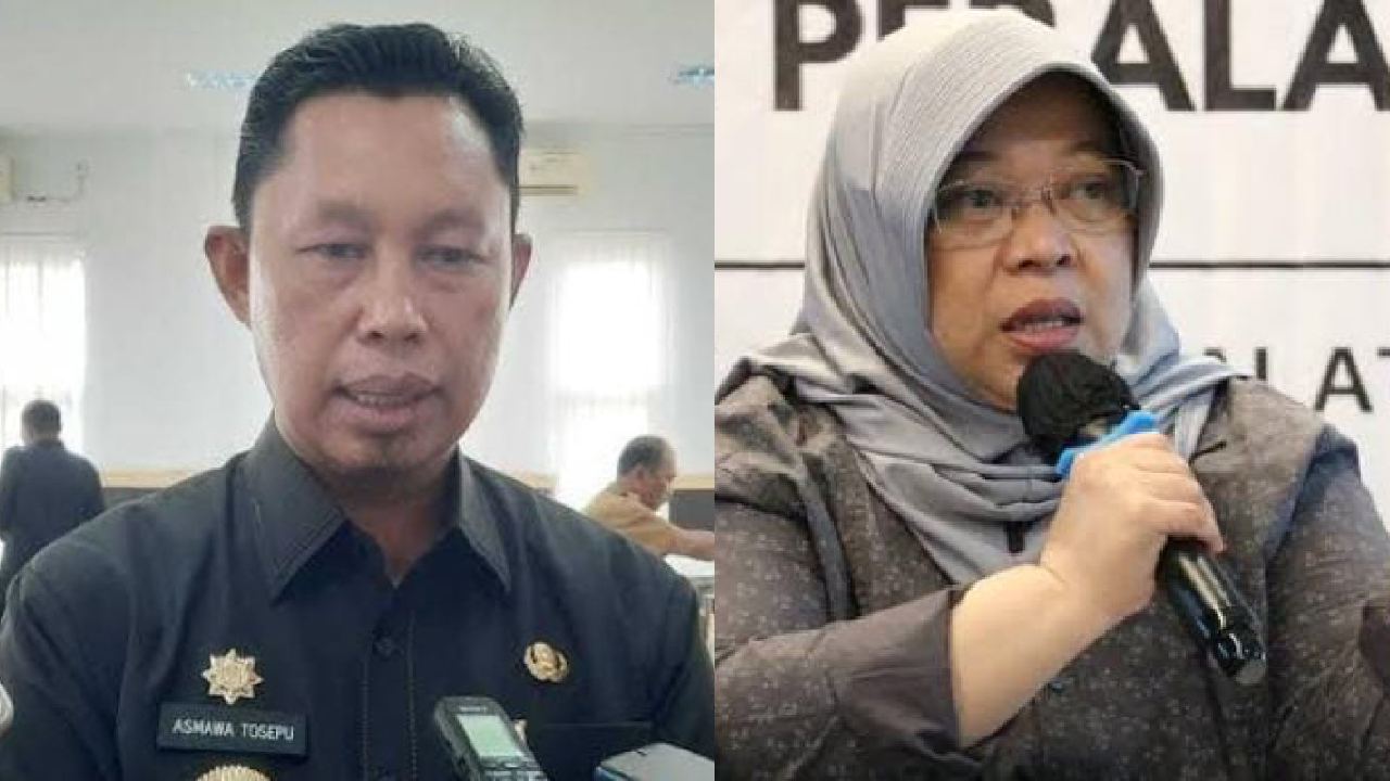 Nadhira Seha Nur dan Asmawa Tosepu merupakan dua nama usulan DPRD Kota Kendari untuk jadi Pj Wali Kota Kendari.  Foto: Kolase