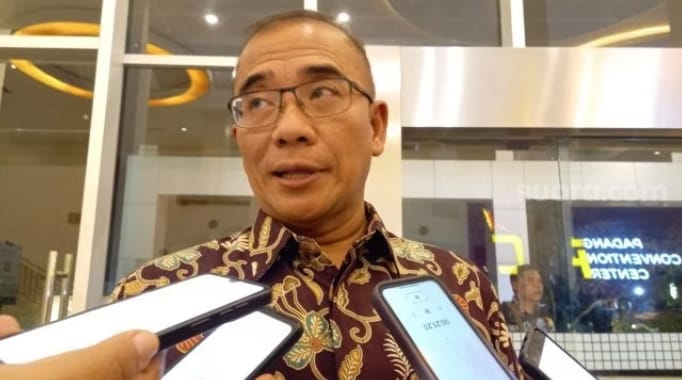 Ketua KPU RI, Hasyim Asy'ari mengaku masih mengkaji dan siapkan draft untuk perubahan PKPU 10 Tahun 2023. Foto: Ist.