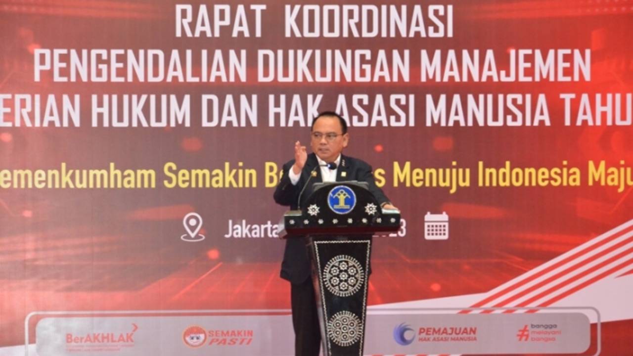 Sekretaris Jenderal Kemenkumham, Komjen Pol (P) Andap Budhi Revianto, menghimbau peserta seleksi untuk melaporkan jika ada pungli. Foto: Ist.