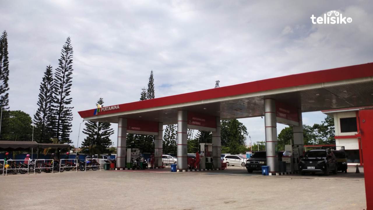 SPBU Martandu belum juga aktif melayani BBM solar bersubsidi usai RDP pada Senin, (11/9/2023) lalu. Foto: Nur Meli/Telisik