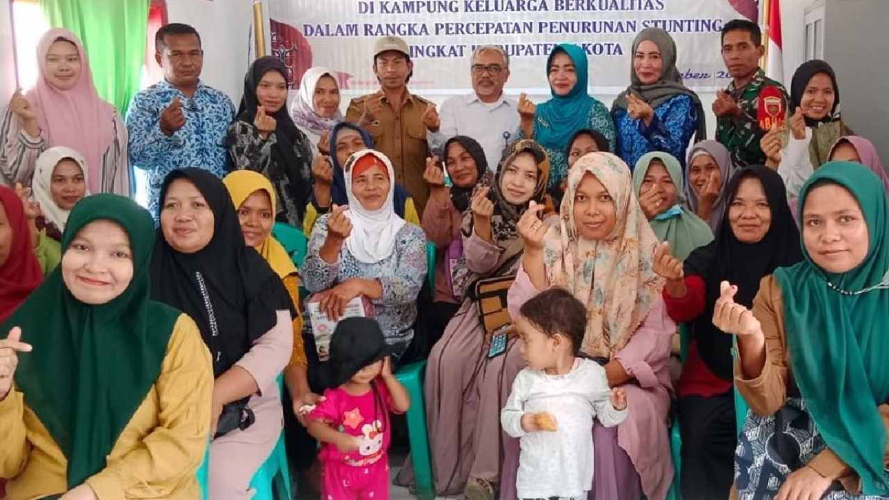 Suasana Safari Stunting BKKBN Sulawesi Tenggara di pulau Muna. Foto: Facebook BKKBN Sultra