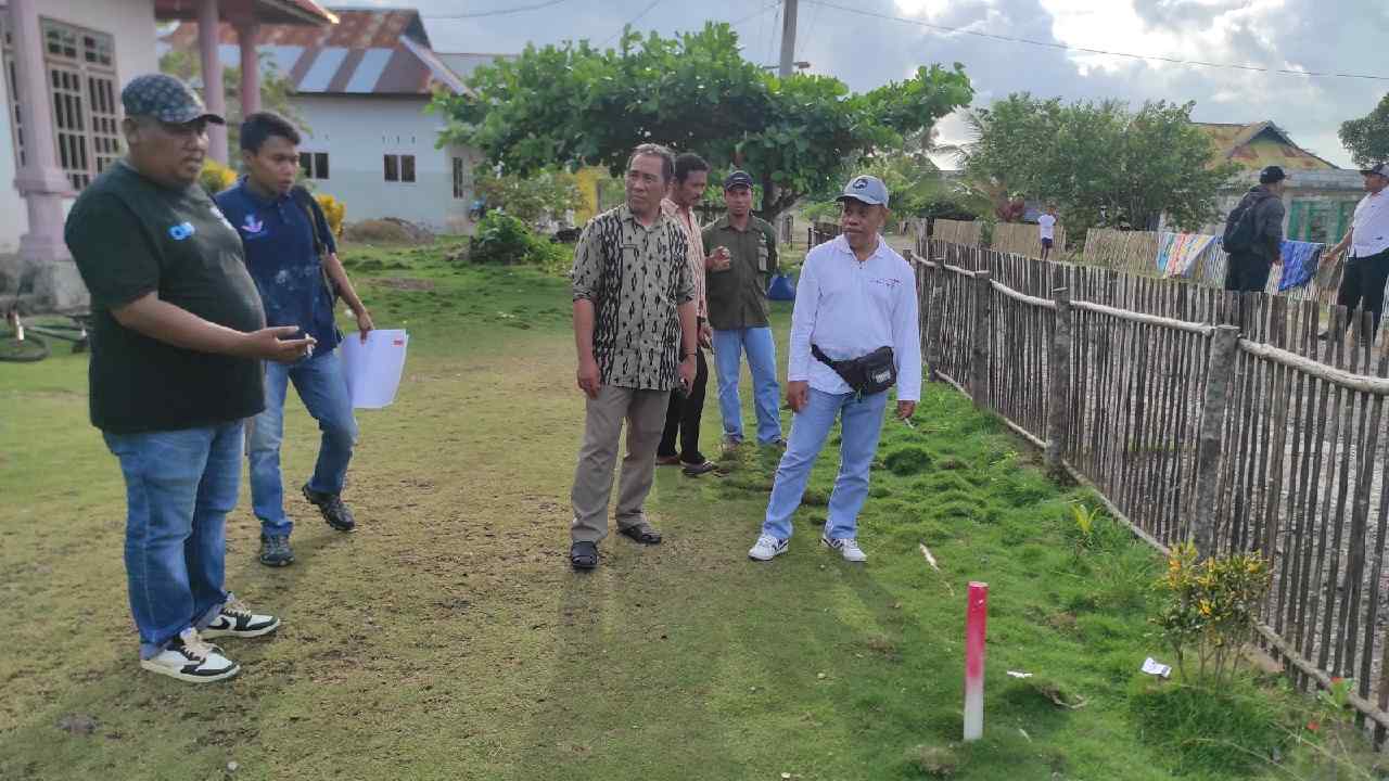 Proses Program Pendaftaran Tanah Sistematis Lengkap (PTSL) oleh BPN Wakatobi. Foto: Ist.