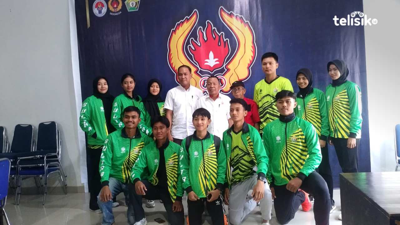 Para atlet Taekwondo Sulawesi Tenggara bakal bertanding di Pra-PON XXI 2024. Foto: Nur Khumairah/Telisik