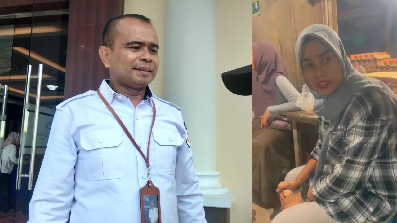 Menyikapi video beredar yang diduga salah satu caleg DPRD Sulawesi Tenggara diduga melakukan intimidasi terhadap warga di RT 13, Kelurahan Mandonga, Kota Kendari, Bawaslu sedang menelusuri. Foto: Kolase