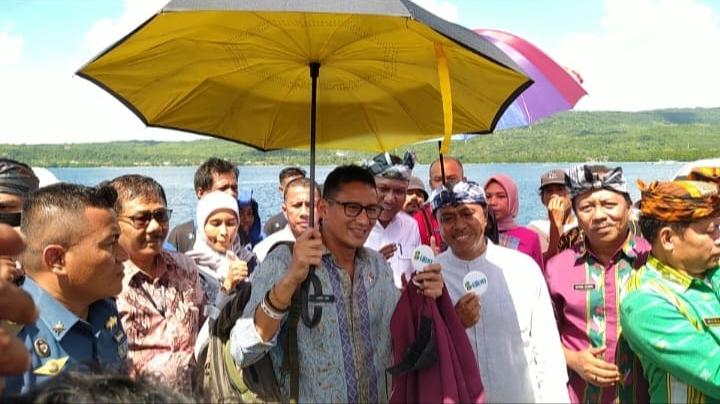 Pemda Buton bakal menerima penghargaan API Awarda 2023 setelah kategori brand pariwisata Buton masuk dalam tiga besar. API diselenggarakan oleh Kementerian Pariwisata dan Ekonomi Kreatif, Sandiaga Uno. Foto: Ist.