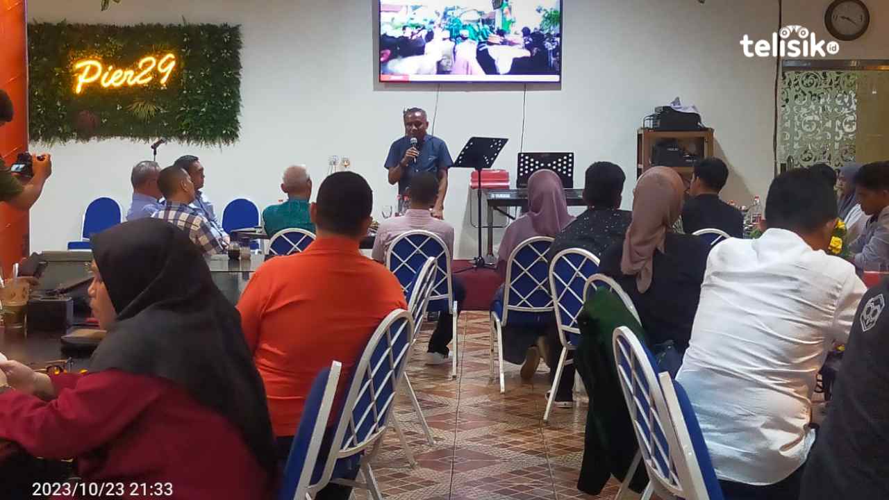Kanwil Kemenkumham Sulawesi Tenggara menggelar diskusi bersama perwakilan BEM di beberapa universitas bahas hukum dan HAM. Foto: Sigit Purnomo/Telisik