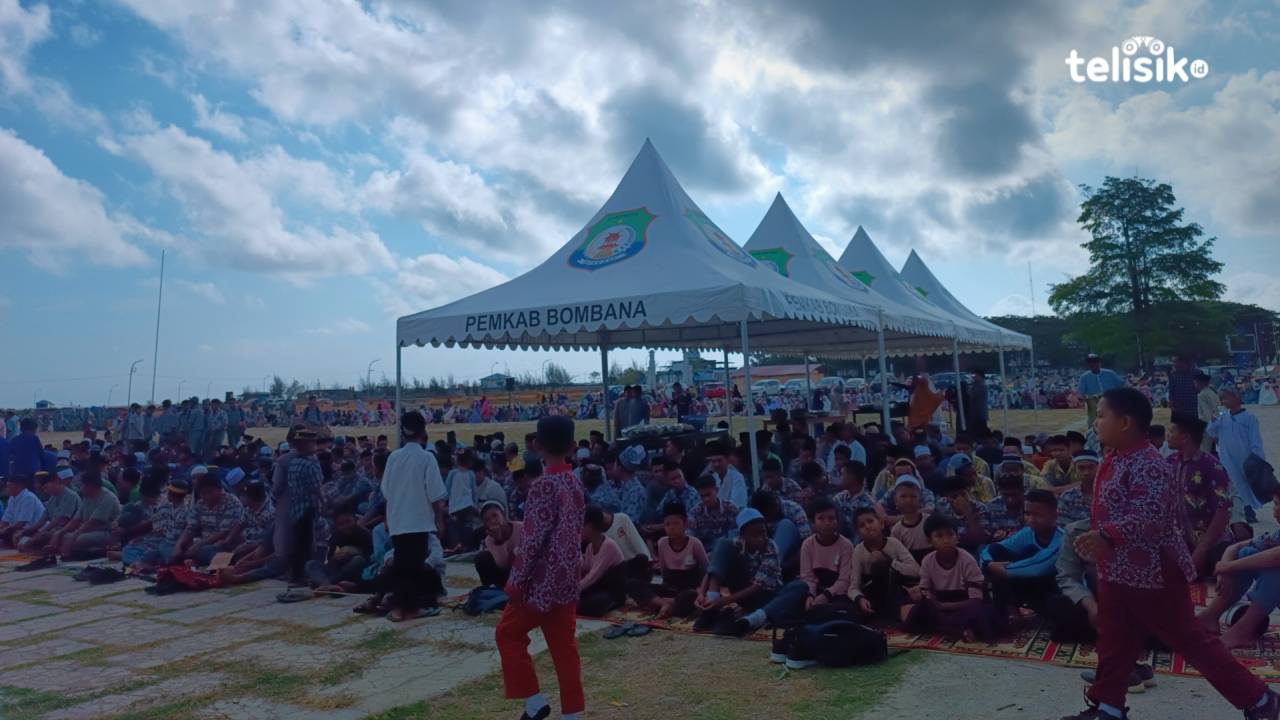Salat minta hujan (Istisqa) yang dilaksanakan masyarakat Kabupaten Bombana. Foto: Melsandy Wauda/Telisik
