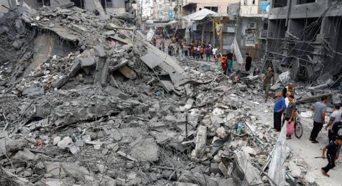 Konflik Israel vs Palestina kembali memanas, bahkan Israel mengepung 2,3 juta penduduk Gaza yang mayoritas warga sipil dengan serangan udara dan bom. Foto: Antaranews.com