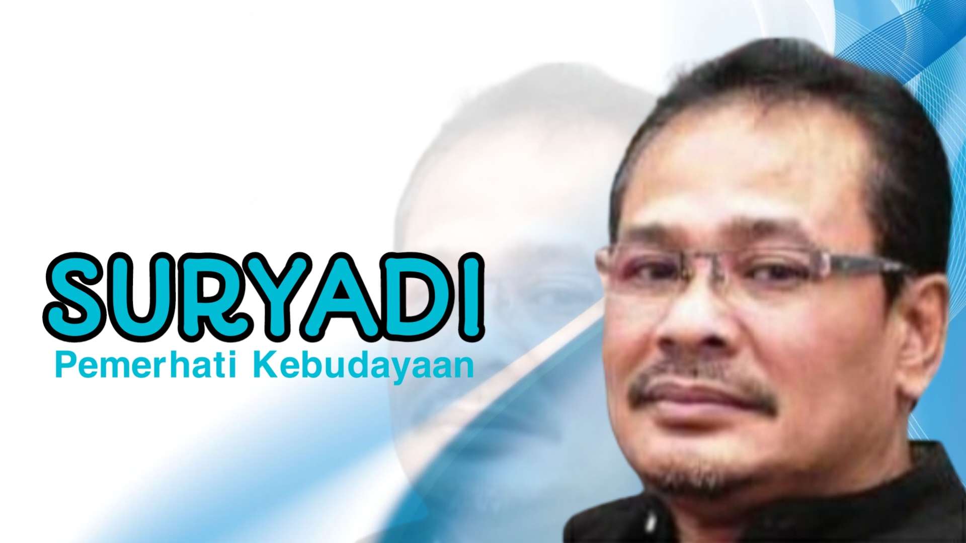 Suryadi, pemerhati kebudayaan. Foto: Ist.
