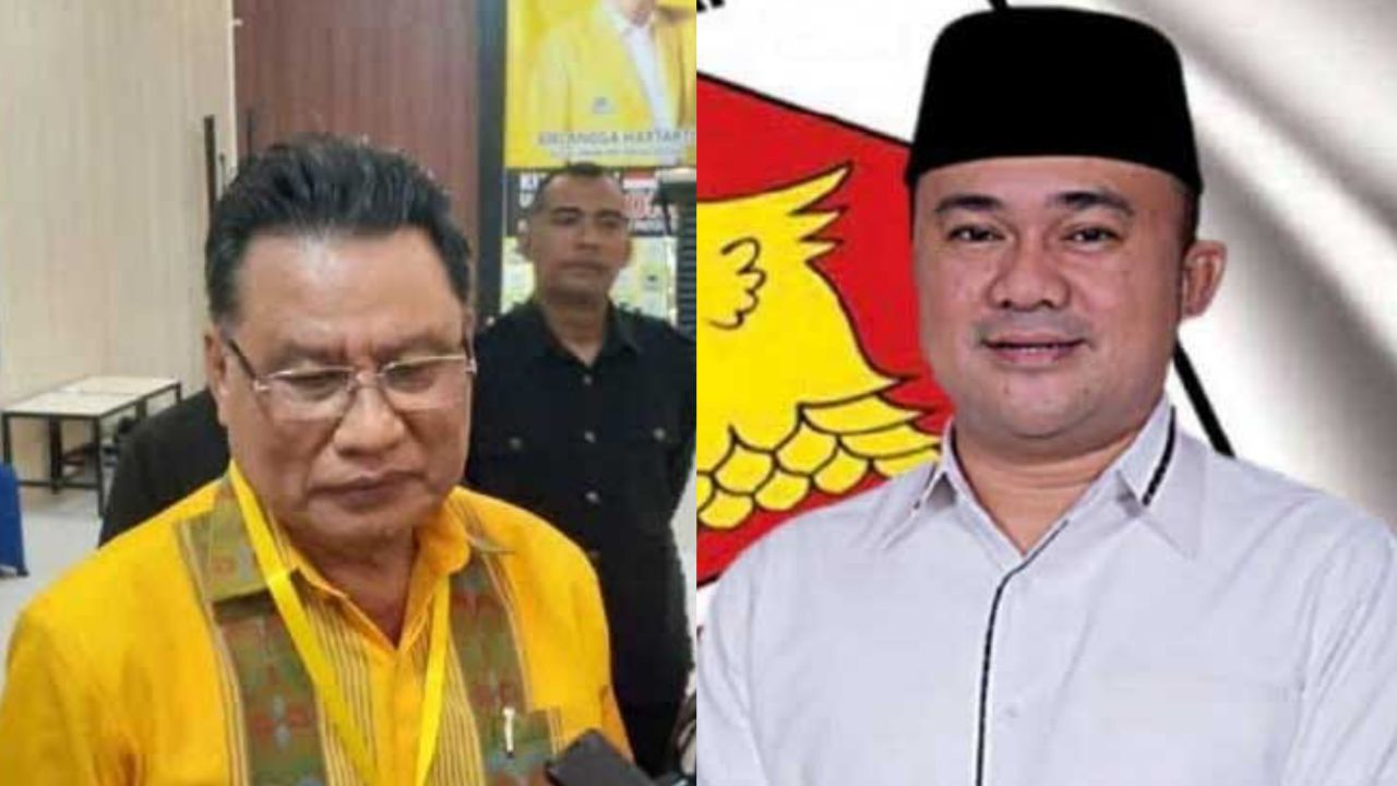 Posisi Herry Asiku dan Wahyu Ade Pratama Imran disoal oleh Partai Golkar dan Gerindra. Foto: Ist.