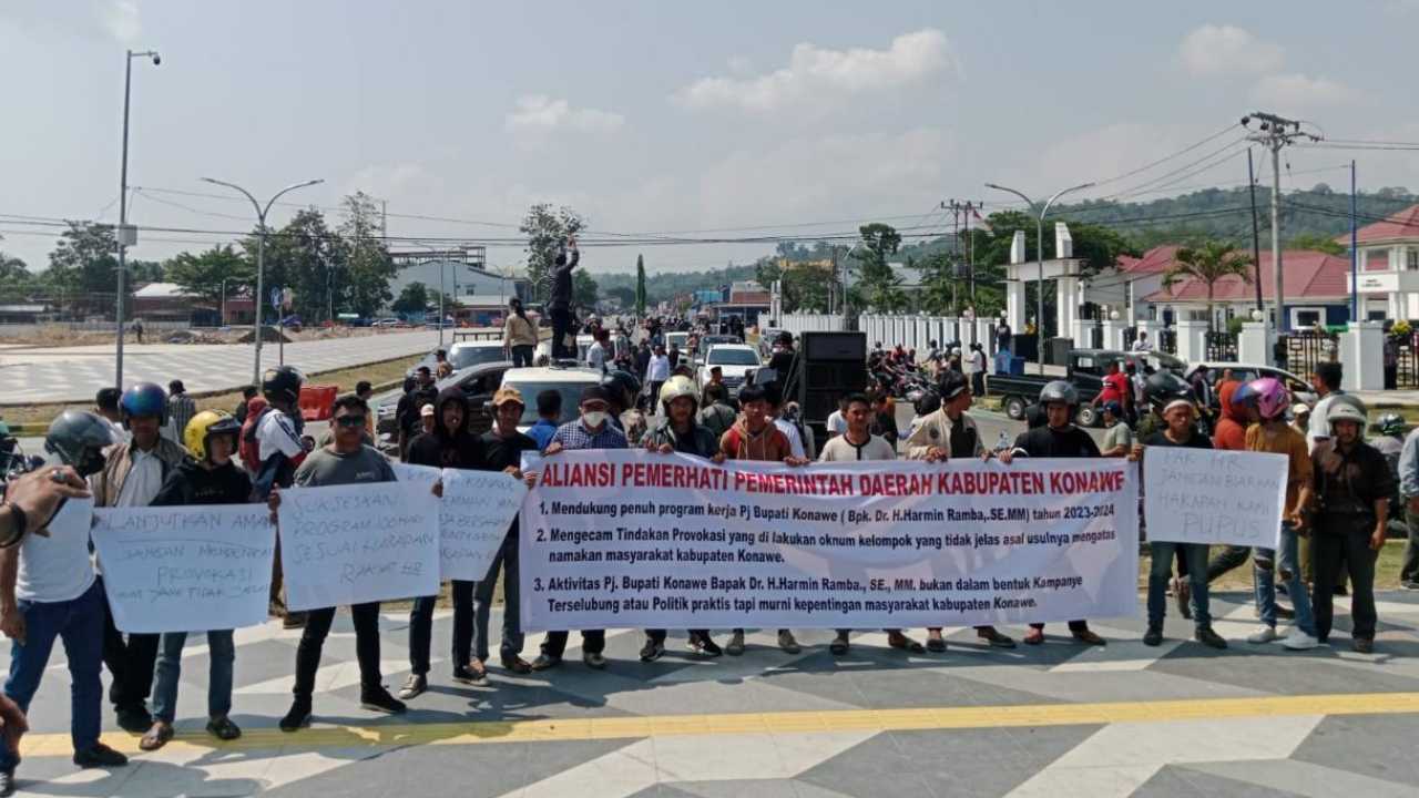 AP2DK duga terdapat oknum pejabat giring opini sesat terkait kegiatan Pj Bupati Konawe. Foto: Ist.