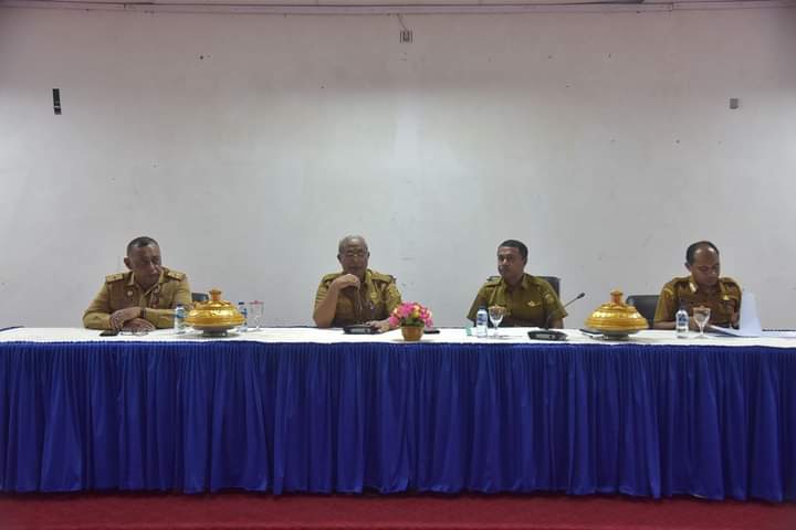 Rapat pemantapan keikutsertaan Kabupaten Buton dalam event Karnaval Tenun Sulawesi Tenggara, pada Desember 2023. Foto: Ist.