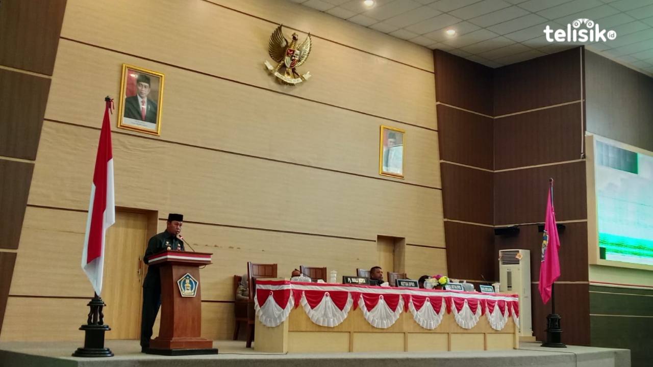 Pj Wali Kota Kendari, Asmawa Tosepu menuturkan potensi peningkatan PAD telah didorong dan terus di maksimalkan dengan intensifikasi dan ekstensifikasi sumber-sumber PAD. Foto: Nur Khumairah/Telisik