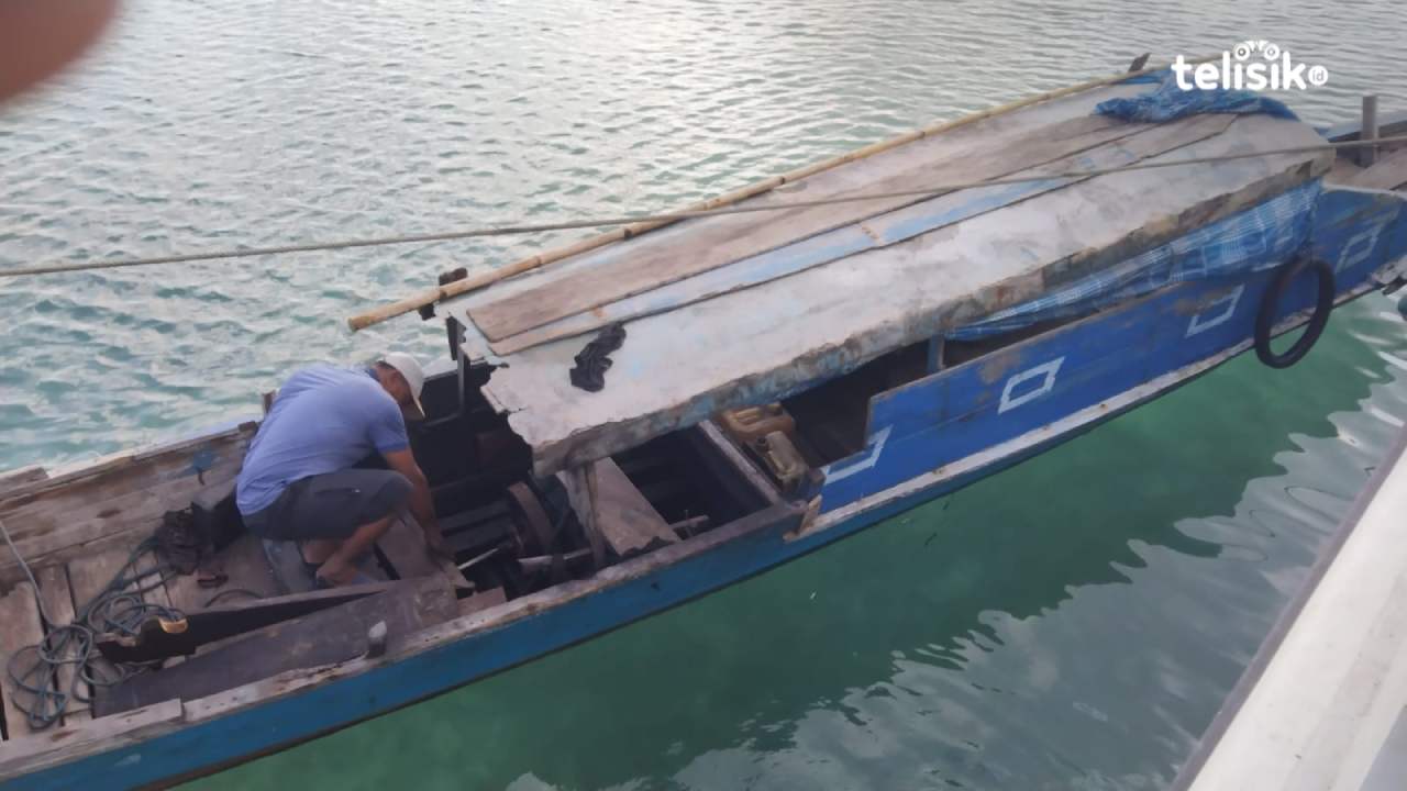 Jasa penyeberangan merupakan pembawa harapan bagi masyarakat Pulau Kapota. Foto: Merdiyanto/Telisik 