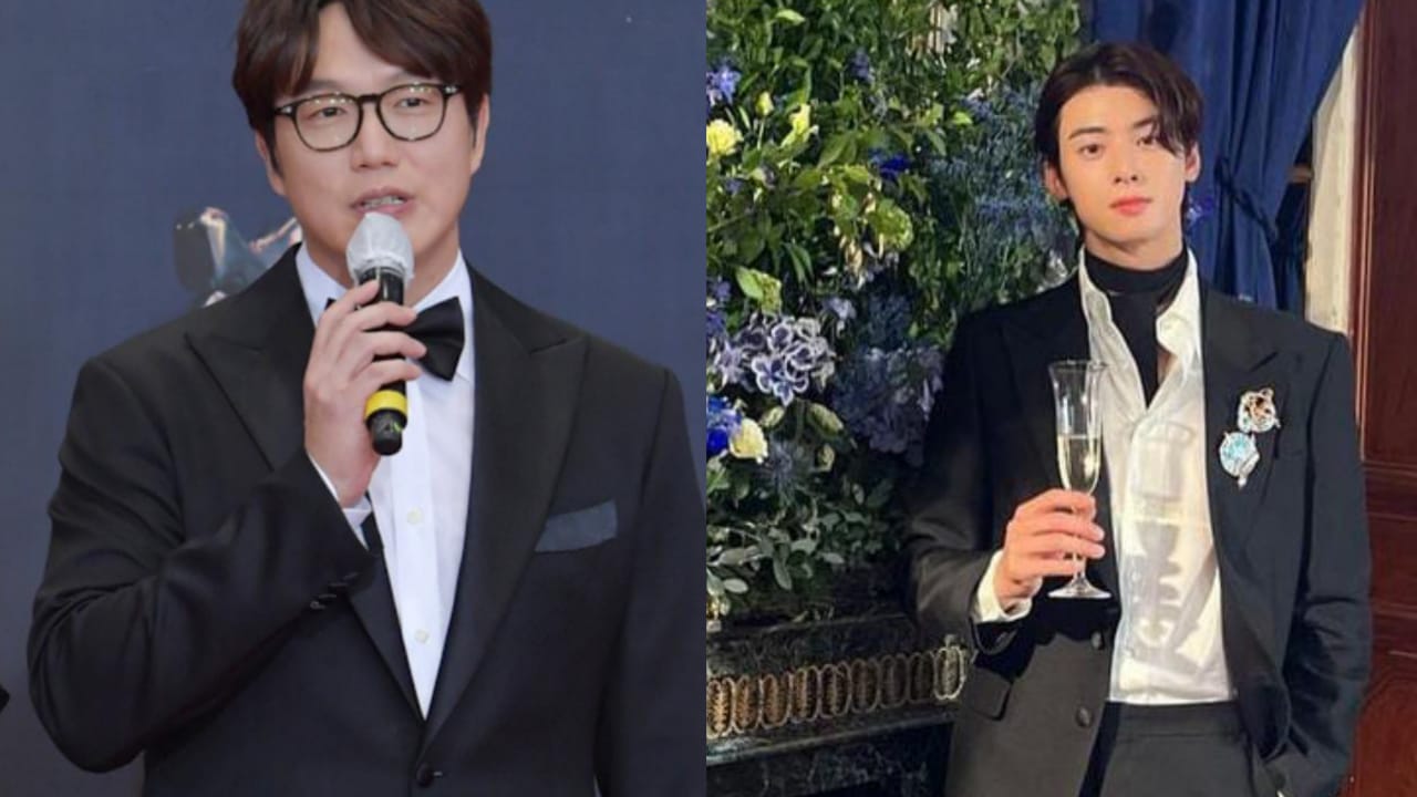 Cha Eun Woo dipastikan akan memandu acara Golden Disc Awards 2024 di Jakarta bersama penyanyi ballad Sung Si Kyung. Foto: Kolase