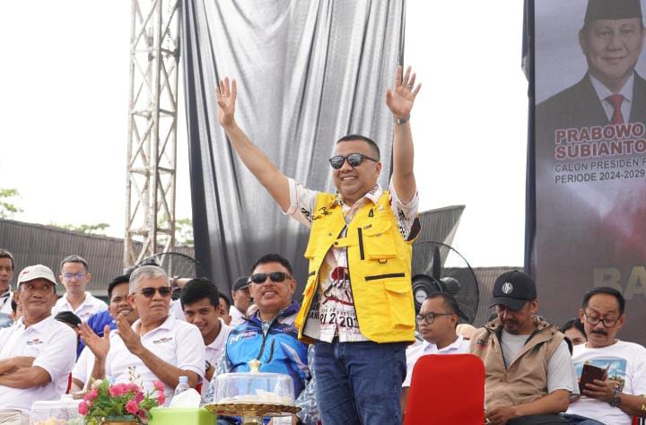 Anggota DPRD Sulawesi Tenggara dari Fraksi Golkar, Aksan Jaya Putra atau AJP, saat ini fokus memenangkan Partai Golkar di Pemilu 2024. Foto: Ist.