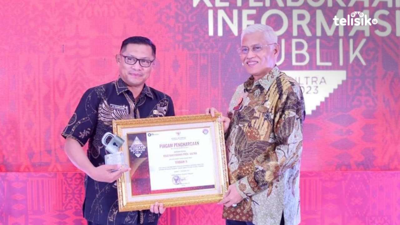 RSUD Bahteramas raih Juara II Anugerah Keterbukaan Informasi Publik Kategori OPD Sulawesi Tenggara. Foto: Ahmad Badaruddin/Telisik