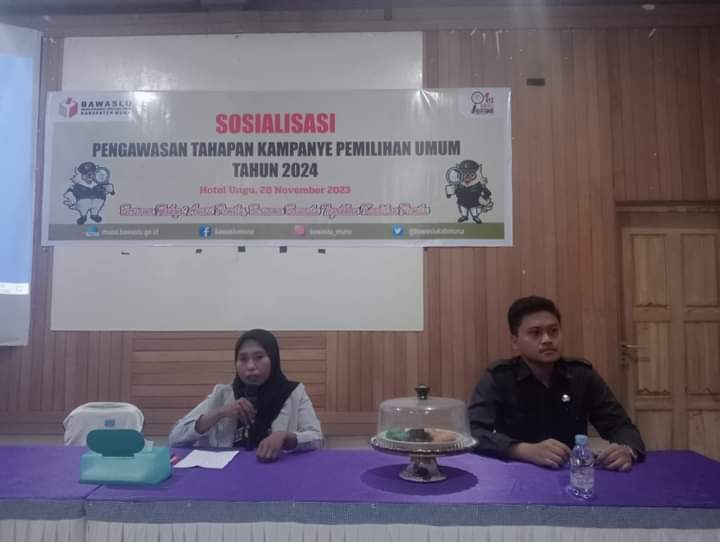 Kordiv Pencegahan, Hukum, Partisipasi Masyarakat dan Humas Bawaslu Muna, Munarti. Foto: Ist.