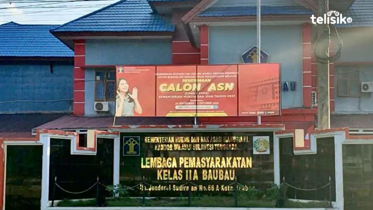 Lapas Kelas IIA Kota Baubau, over kapasitas, karena hanya terdapat 32 ruangan yang hanya diperuntukkan 264 orang. Foto: Elfinasari/Telisik