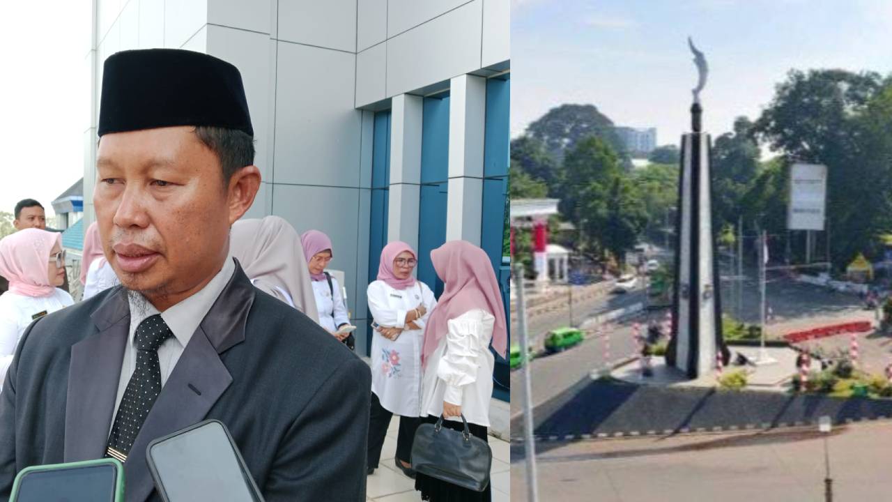 Usai pimpin Kendari, kini Asmawa Tosepu bakal memimpin Kabupaten Bogor, isu ini telah ramai di media sosial bersamaan dengan ramainya isu pemberhentiannya dari jabatan Pj Wali Kota Kendari. Foto: Kolase