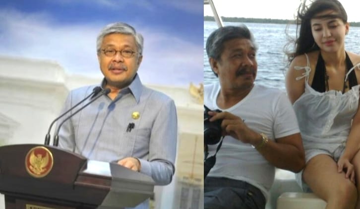 Nur Alam terlibat kasus suap dan gratifikasi sejumlah perizinan tambang di Sulawesi Tenggara. Komisi Pemberantasan Korupsi (KPK) resmi menahan Nur Alam pada 5 Juli 2017 lalu. Foto: Kolase
